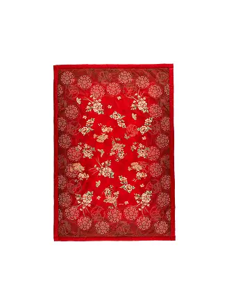 BASSETTI | Tagesdecke - Plaid 135x190cm ESPERIDI Rot | 